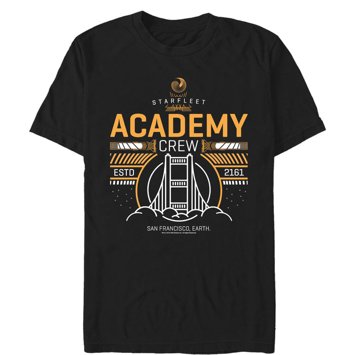 fifth sun Men's Star Trek Starfleet Academy San Francisco 2161 T-Shirt