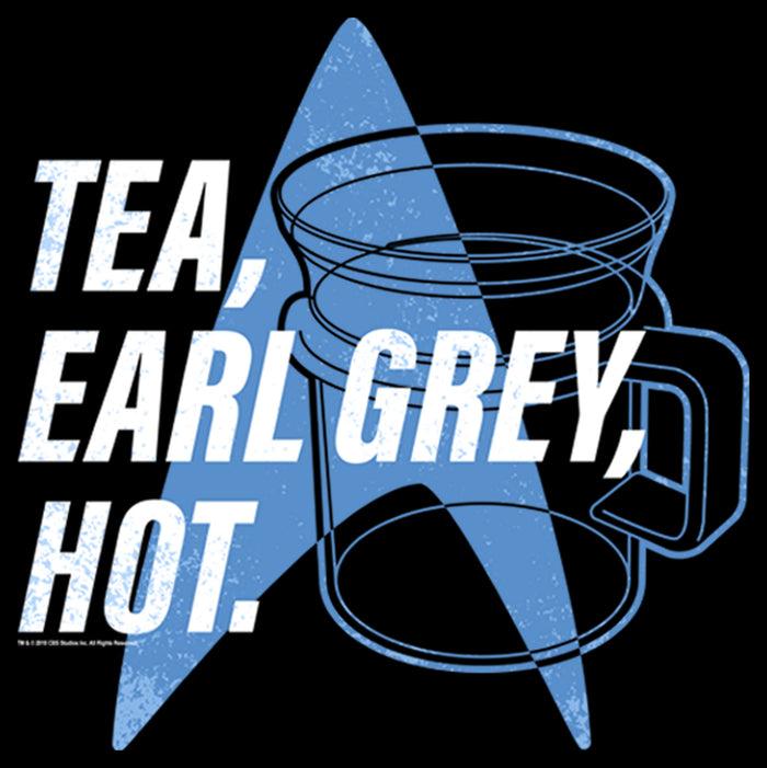 Fifth Sun Men's Star Trek: The Next Generation Cup Of Tea Earl Grey Hot Captain Picard T-Shirt