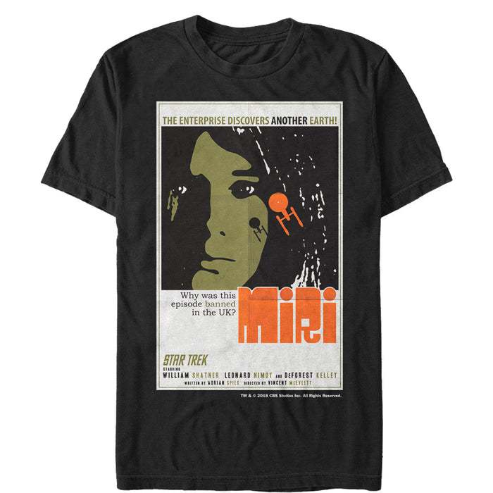 fifth sun Men's Star Trek: The Original Series Miri Episode 8 Poster T-Shirt