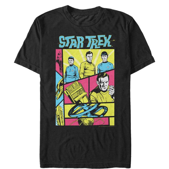 fifth sun Men's Star Trek: The Original Series Retro Character Frames T-Shirt