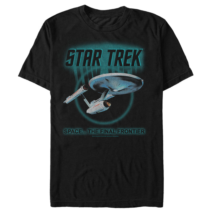 fifth sun Men's Star Trek: The Original Series Space the Final Frontier T-Shirt