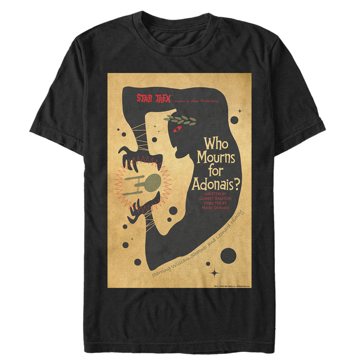 fifth sun Men's Star Trek: The Original Series Who Mourns for Adonais Episode 2 Poster T-Shirt