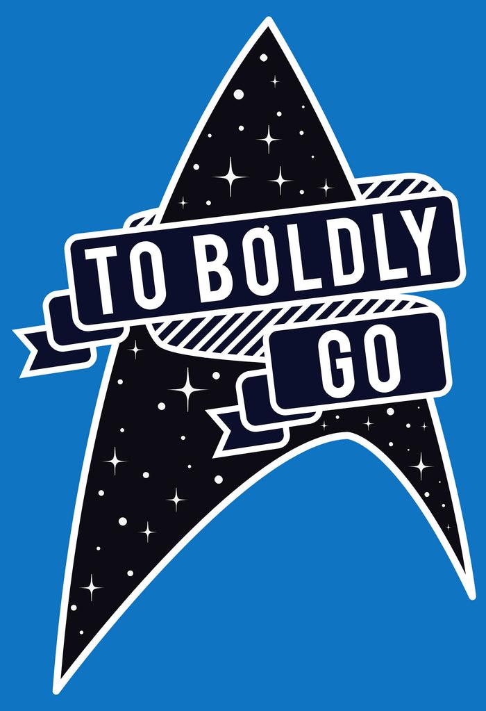 Fifth Sun Men's Star Trek To Boldly Go Starfleet Pull Over Hoodie