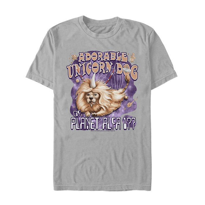 fifth sun Men's Star Trek Unicorn Dog Of Planet Alpha 177 T-Shirt