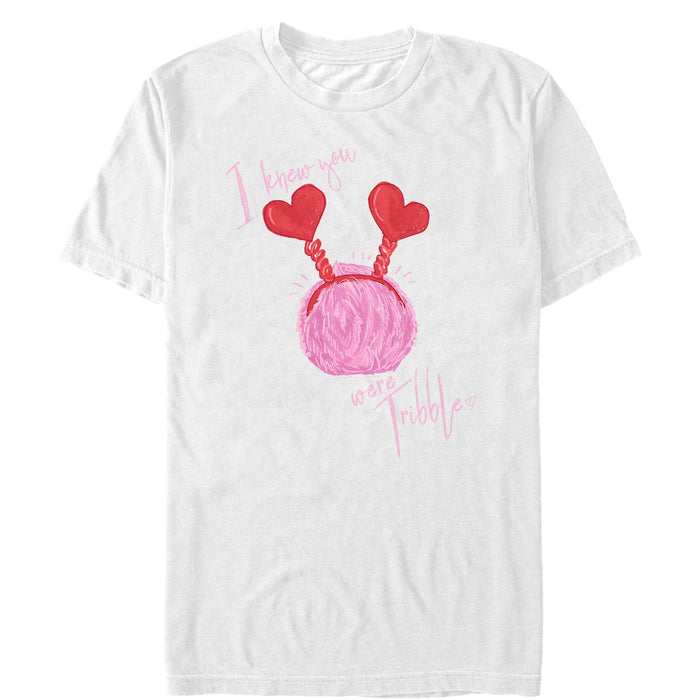 fifth sun Men's Star Trek Valentine I Knew You Were Tribble T-Shirt