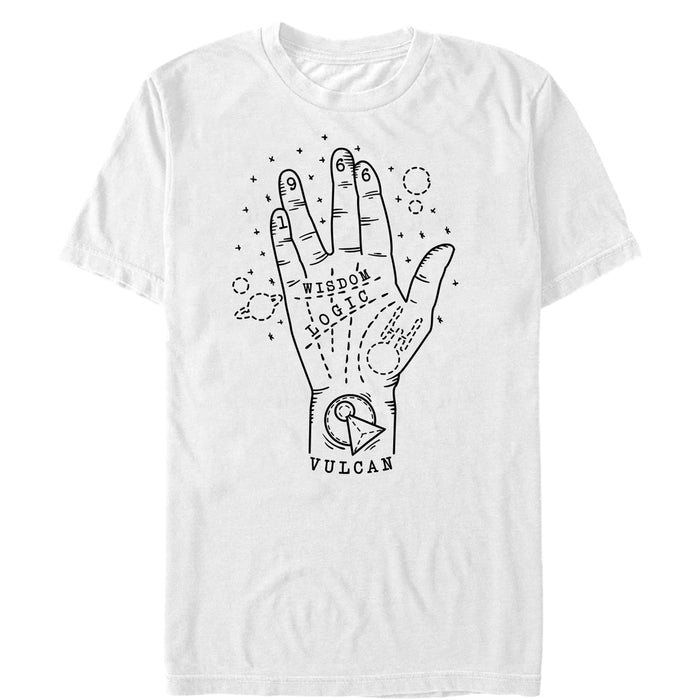 fifth sun Men's Star Trek Vulcan Palm Reading Since 1966 T-Shirt