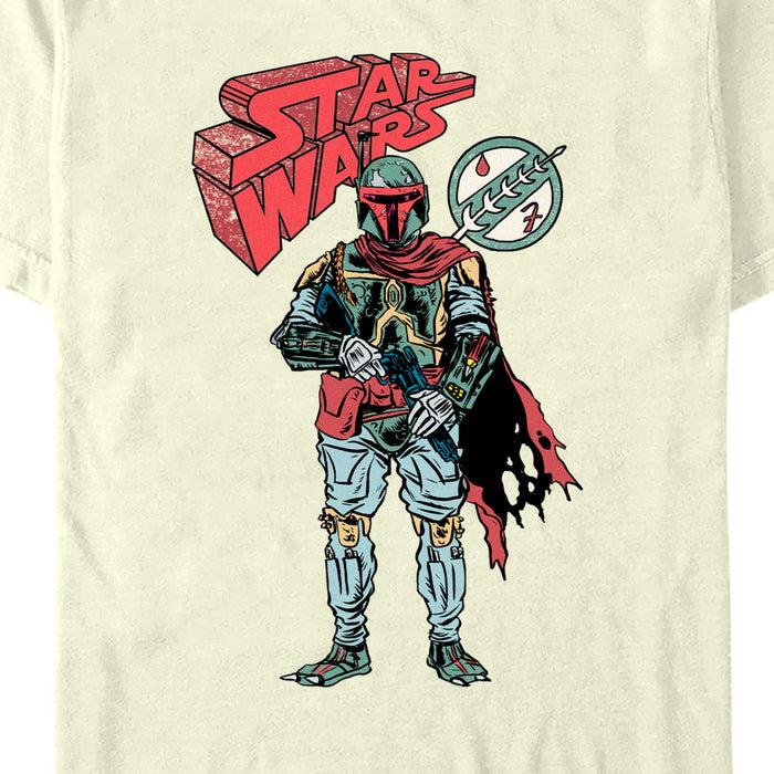 Fifth Sun Men's Star Wars: A New Hope Comic Book Boba Fett T-Shirt