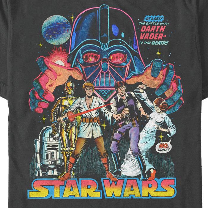 Fifth Sun Men's Star Wars A New Hope Comic Book Cover T-Shirt
