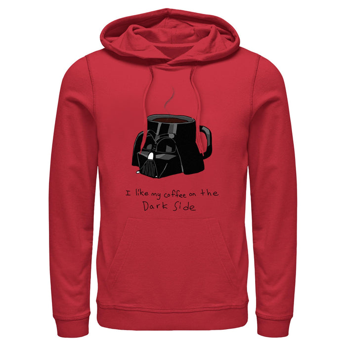 fifth sun Men's Star Wars: A New Hope I Like My Coffee on the Dark Side Pull Over Hoodie