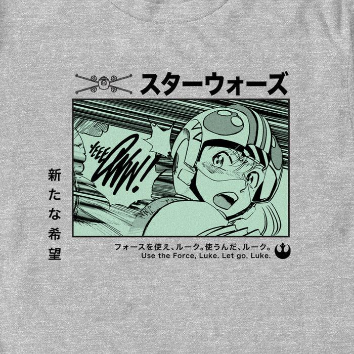 Fifth Sun Men's Star Wars: A New Hope Luke Manga Panel T-Shirt
