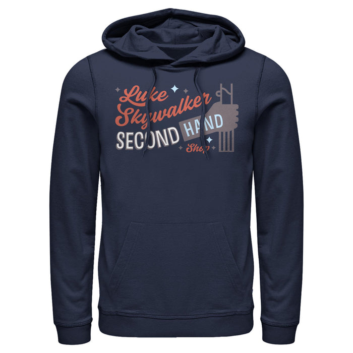 fifth sun Men's Star Wars: A New Hope Luke Skywalker Second Hand Shop Pull Over Hoodie