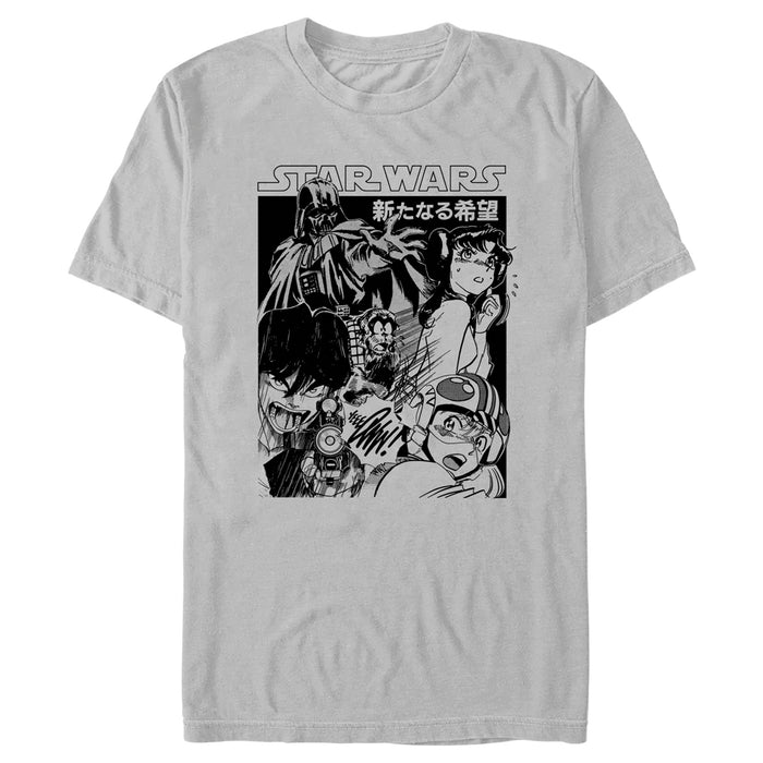 fifth sun Men's Star Wars: A New Hope Retro Green Boba Fett T-Shirt