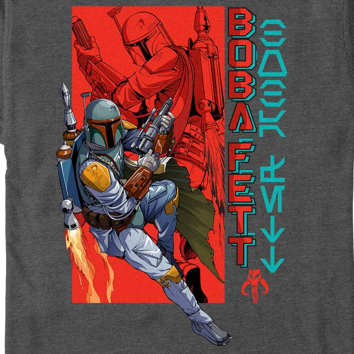 Fifth Sun Men's Star Wars Animated Boba Fett T-Shirt