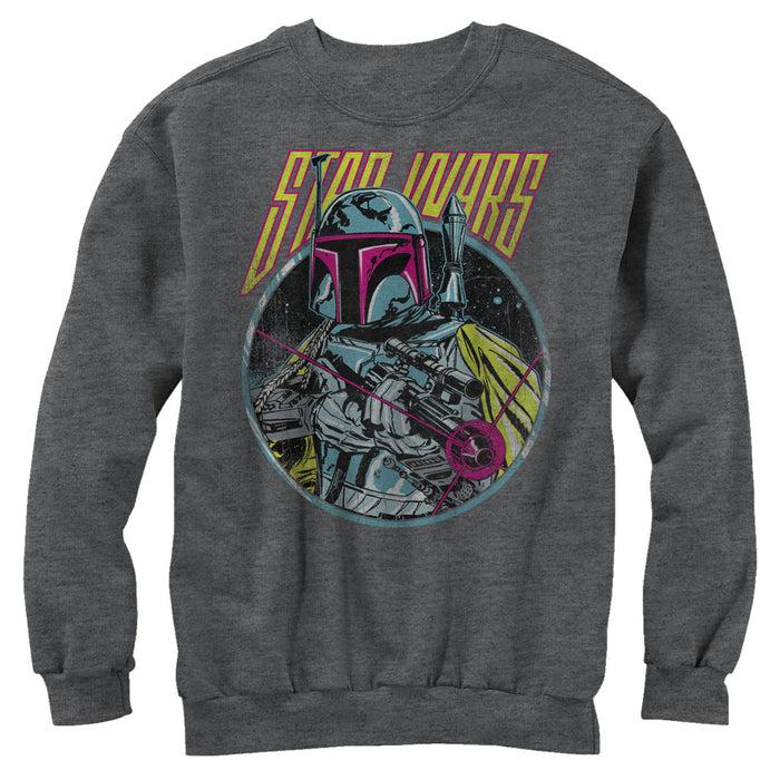 fifth sun Men's Star Wars Boba Fett Blaster Sweatshirt