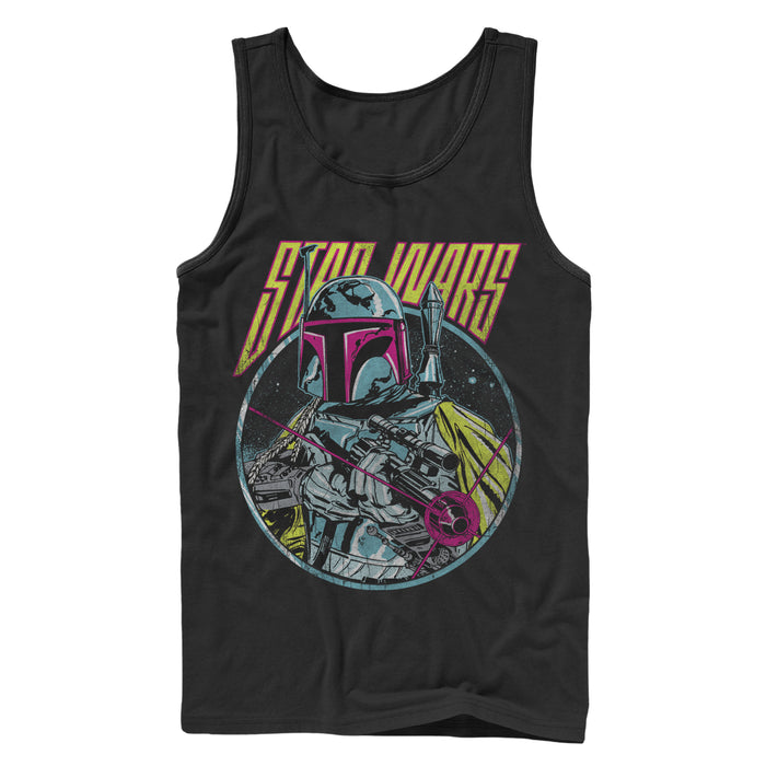 fifth sun Men's Star Wars Boba Fett Blaster Tank Top