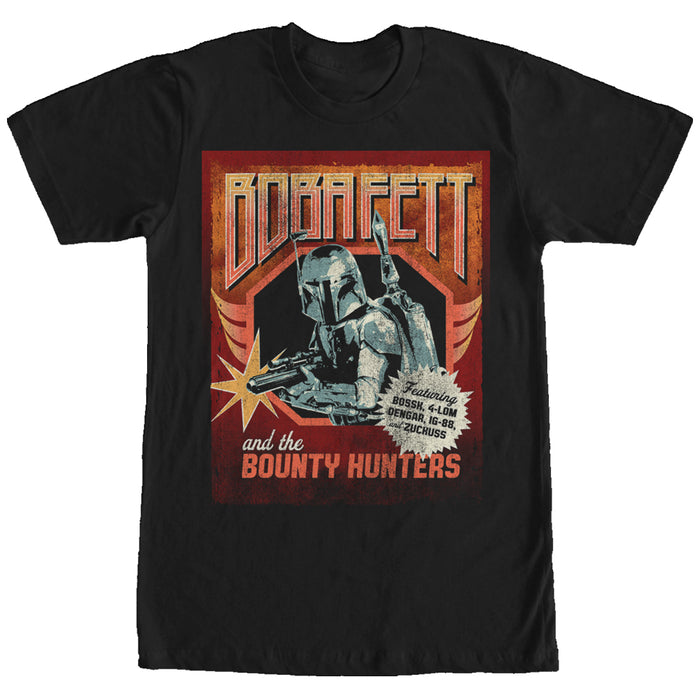 fifth sun Men's Star Wars Boba Fett Concert Poster T-Shirt