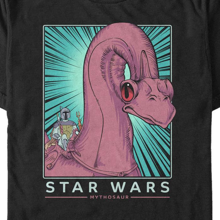 Fifth Sun Men's Star Wars Boba Fett Mythosaur T-Shirt