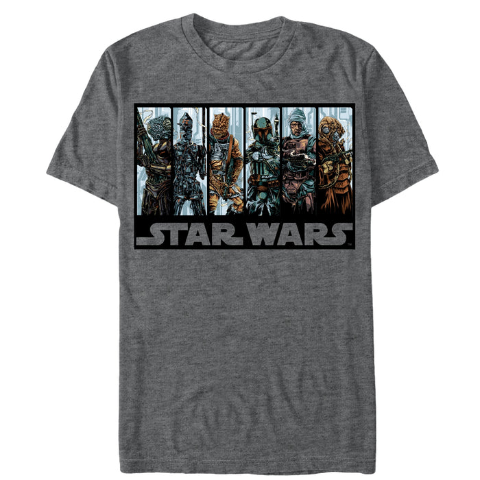 fifth sun Men's Star Wars Bounty Hunters' Guild T-Shirt