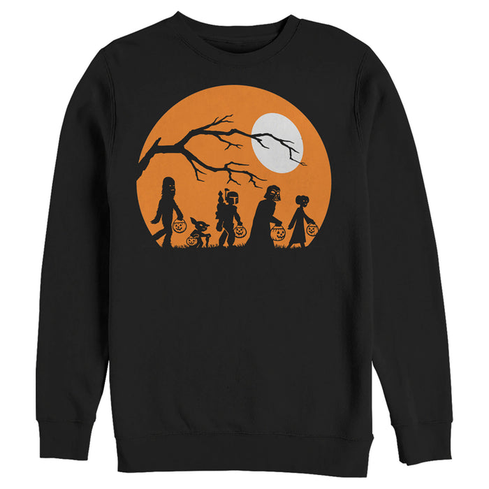 fifth sun Men's Star Wars Characters Trick or Treat Sweatshirt