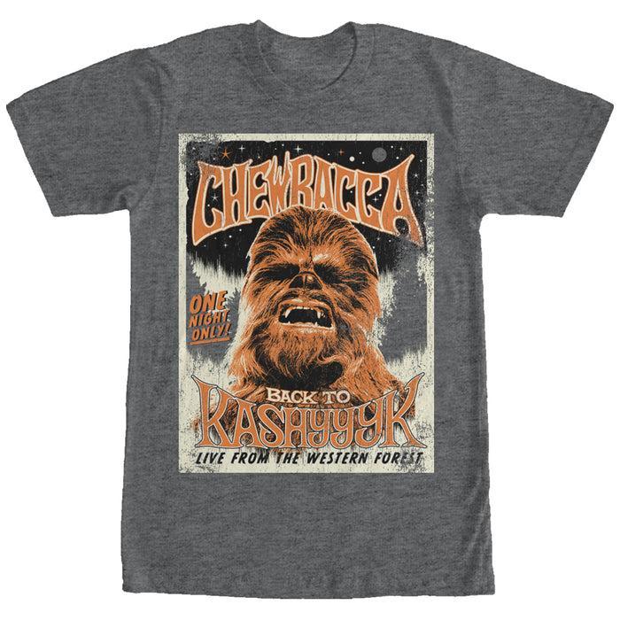 fifth sun Men's Star Wars Chewbacca Vintage Concert Poster T-Shirt