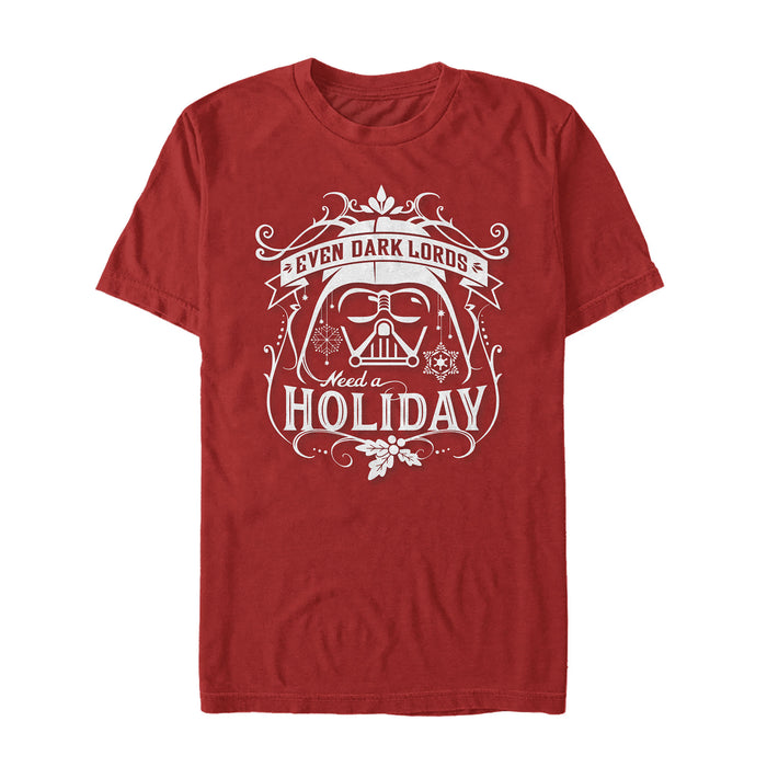 fifth sun Men's Star Wars Christmas Dark Lord Holiday T-Shirt