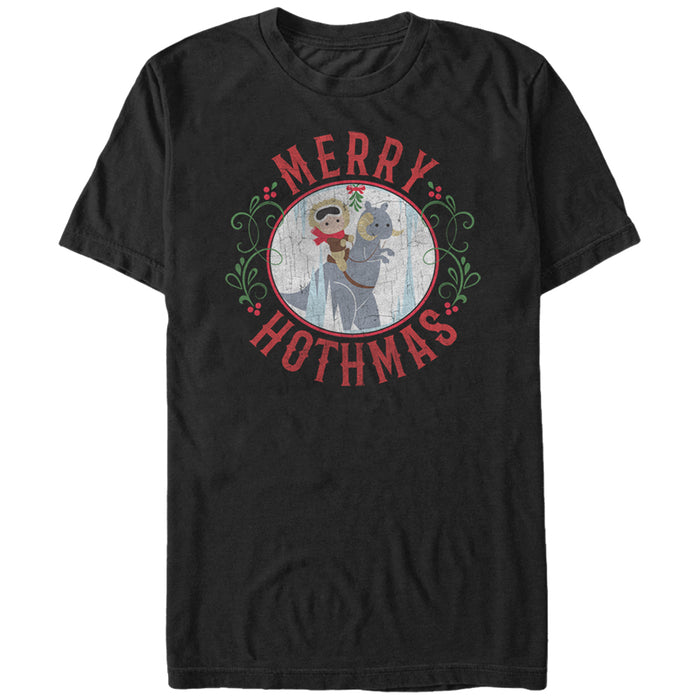 fifth sun Men's Star Wars Christmas Merry Hothmas T-Shirt