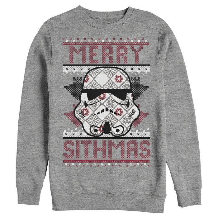 fifth sun Men's Star Wars Christmas Merry Sithmas Sweatshirt