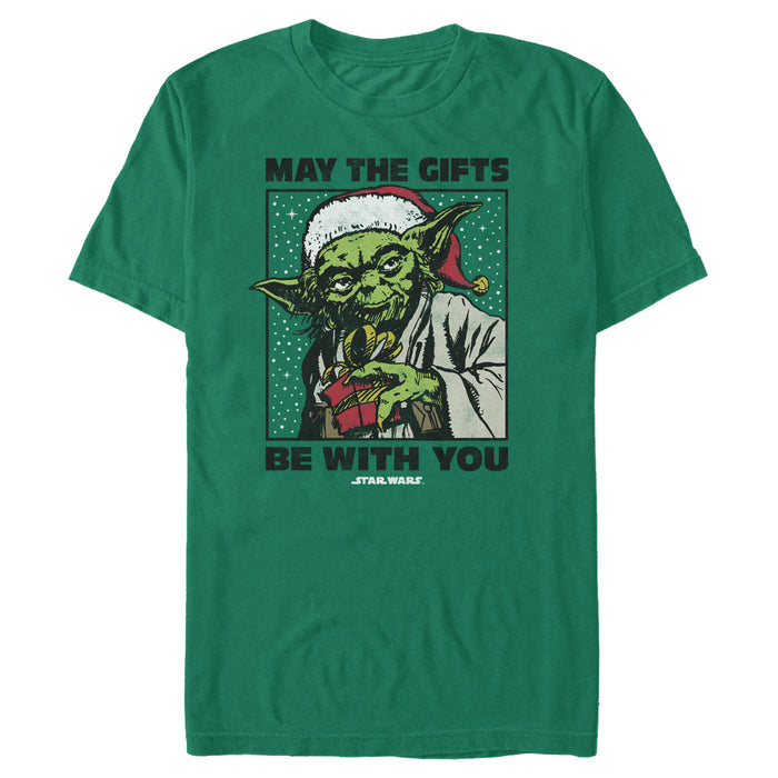 fifth sun Men's Star Wars Christmas Yoda Gifts T-Shirt