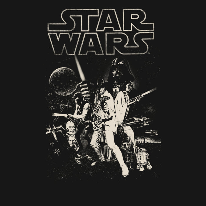 Fifth Sun Men's Star Wars Classic Poster Long Sleeve Shirt