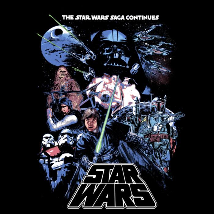 Fifth Sun Men's Star Wars Classic Retro Poster Pull Over Hoodie