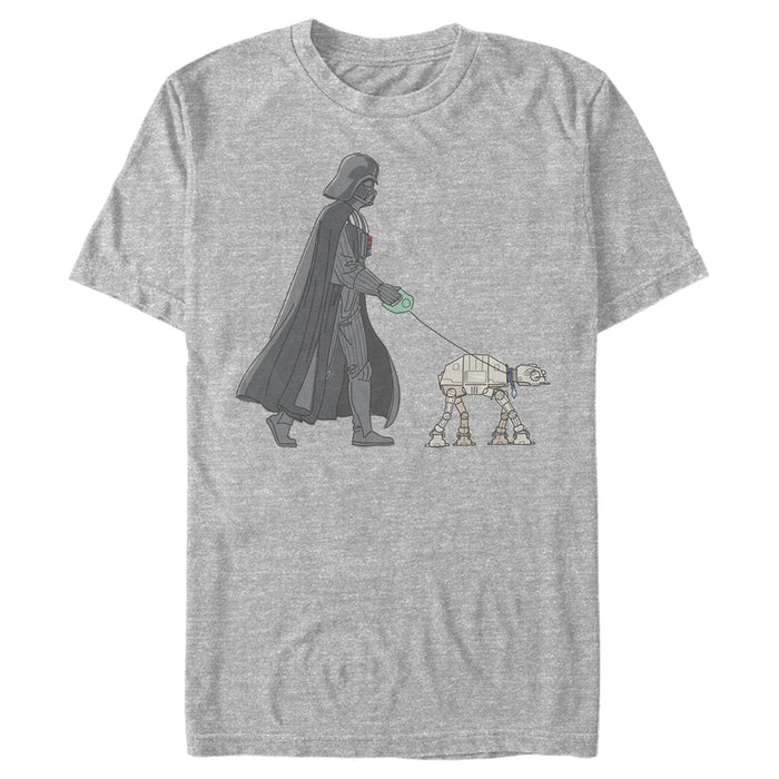fifth sun Men's Star Wars Darth Vader AT-AT Walking the Dog T-Shirt