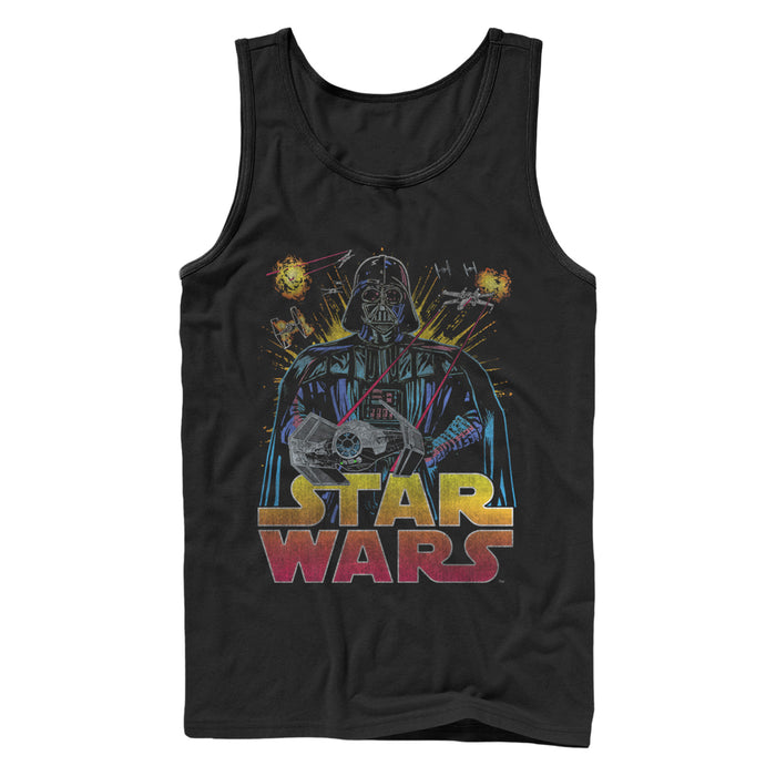 fifth sun Men's Star Wars Darth Vader Battle Tank Top