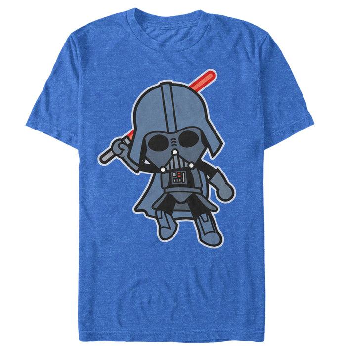 fifth sun Men's Star Wars Darth Vader Cartoon Attack T-Shirt