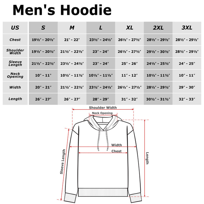 Fifth Sun Men's Star Wars Darth Vader Cartoon Pull Over Hoodie