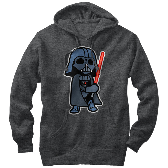 fifth sun Men's Star Wars Darth Vader Cartoon Pull Over Hoodie