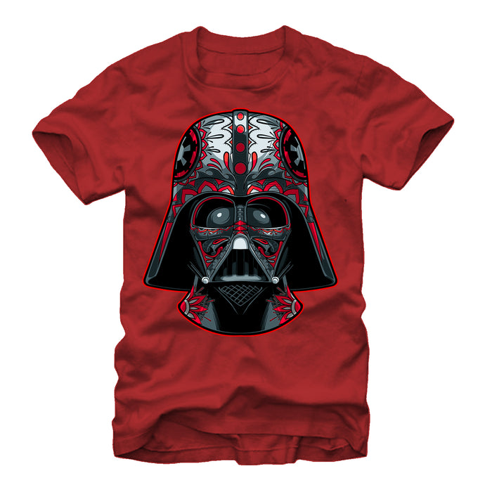 fifth sun Men's Star Wars Darth Vader Helmet Markings T-Shirt