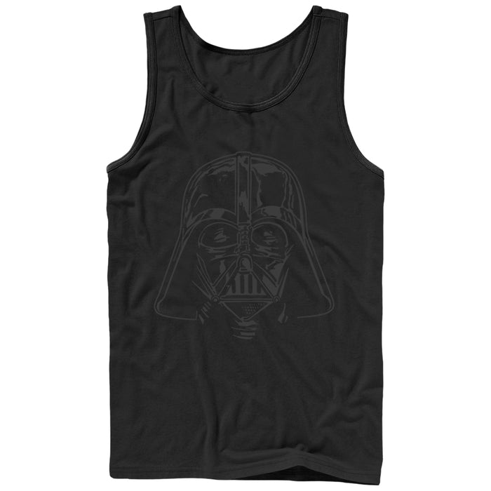 fifth sun Men's Star Wars Darth Vader Helmet Tank Top