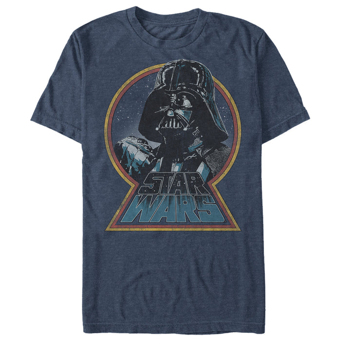 fifth sun Men's Star Wars Darth Vader Key Hole Frame T-Shirt