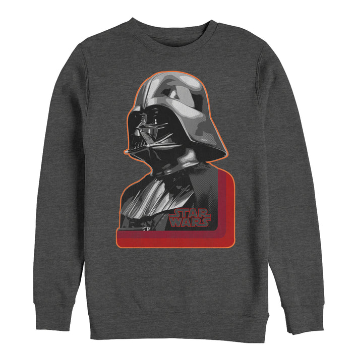 fifth sun Men's Star Wars Darth Vader Profile Sweatshirt