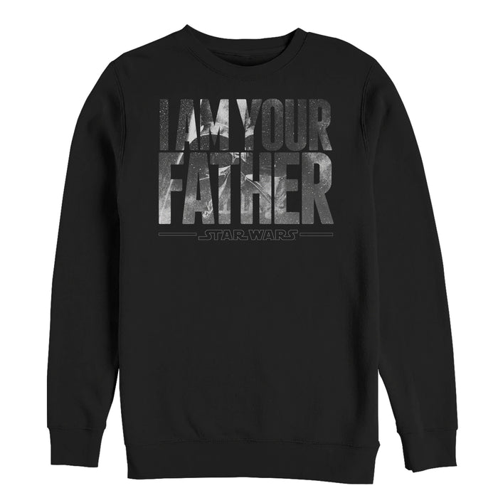 fifth sun Men's Star Wars Darth Vader Space Father Sweatshirt