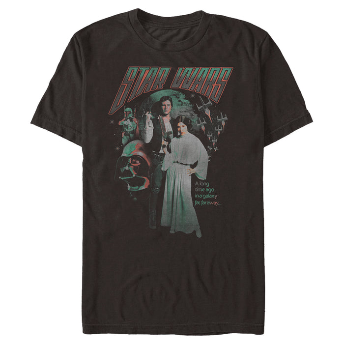 fifth sun Men's Star Wars Distressed New Hope Poster T-Shirt