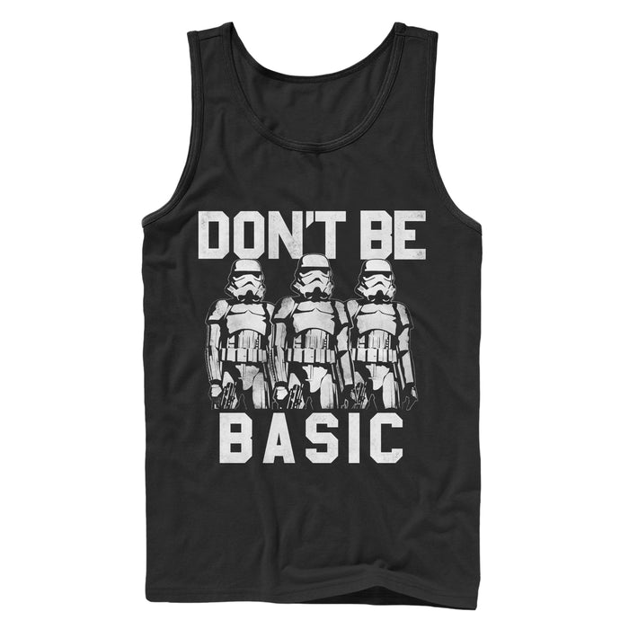 fifth sun Men's Star Wars Don't Be Basic Stormtroopers Tank Top