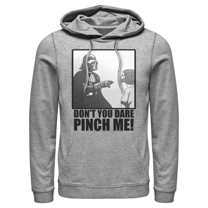 fifth sun Men's Star Wars Don't You Dare Pinch Me Pull Over Hoodie