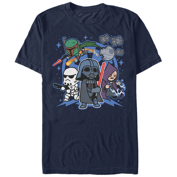 fifth sun Men's Star Wars Empire Cartoon Characters T-Shirt