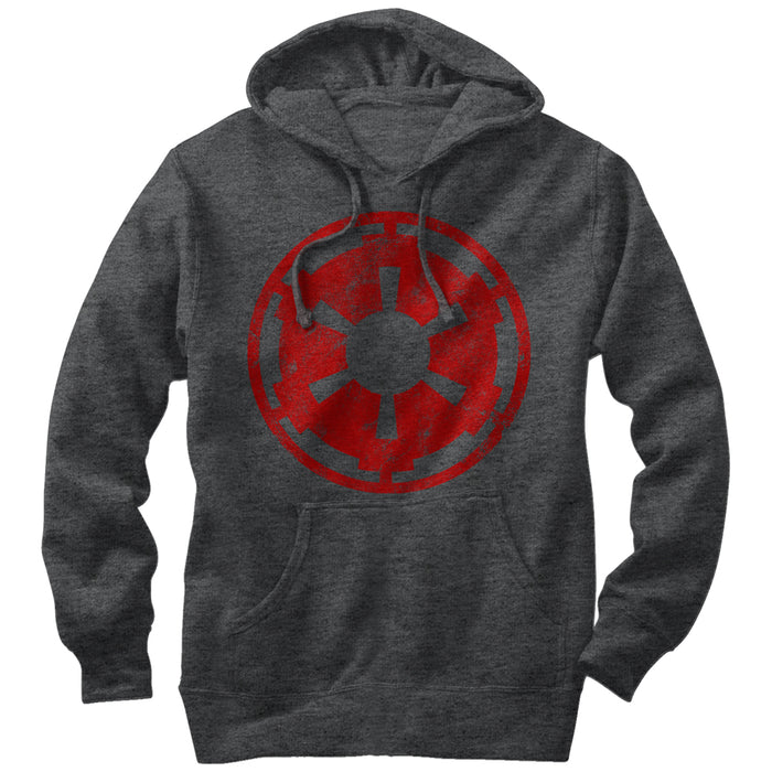 fifth sun Men's Star Wars Empire Emblem Pull Over Hoodie