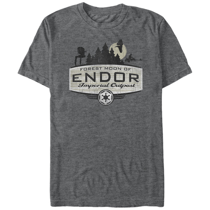 fifth sun Men's Star Wars Endor Imperial Outpost T-Shirt