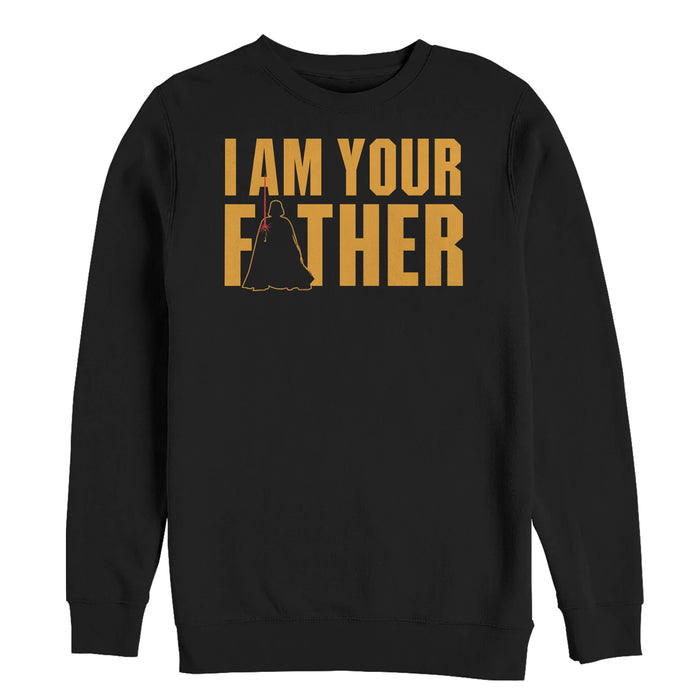 fifth sun Men's Star Wars Father's Day Vader is Your Father Sweatshirt