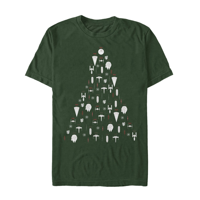 Fifth Sun Men's Star Wars Galactic Christmas Ornaments T-Shirt