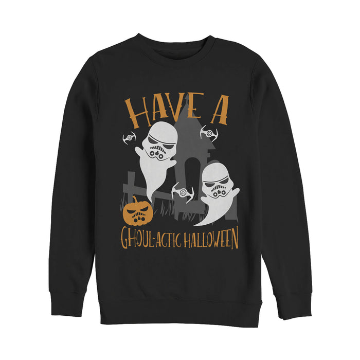 fifth sun Men's Star Wars Ghoulactic Halloween Stormtrooper Sweatshirt