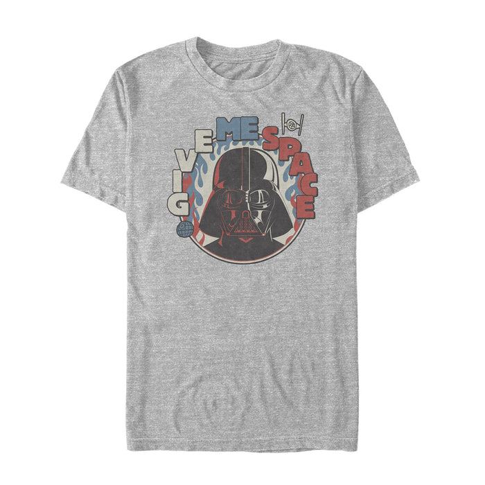 fifth sun Men's Star Wars Give Me Space Darth Vader Circle T-Shirt
